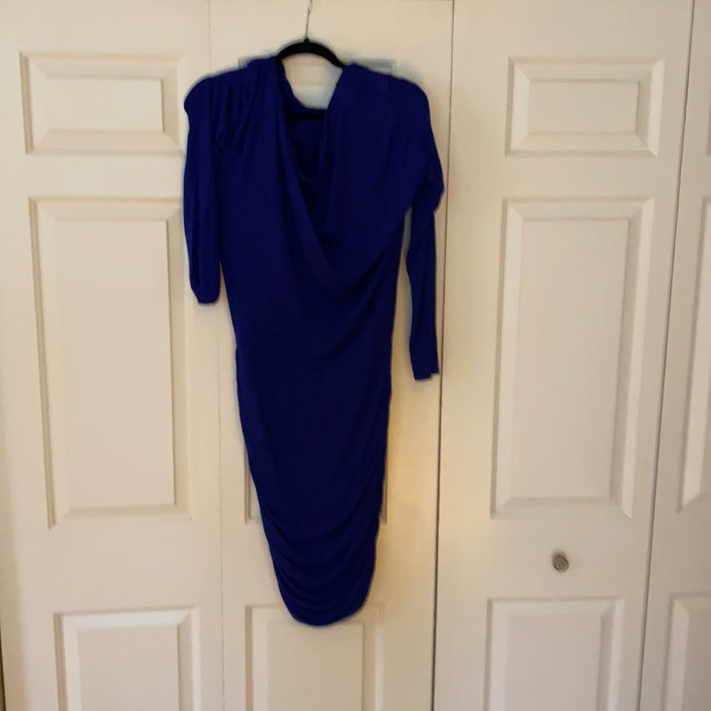 Fitted  blue dress